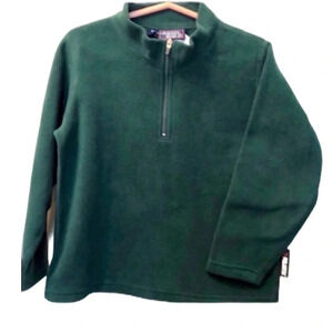 POLARTEC NEW NWT BOYS GREEN FLEECE TOP SWEATSHIRT SHIRT GIRLS SIZE 4 5